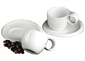 Чашка кофейная с блюдцем Deagourmet Ninfea фарфор - 2 пары 