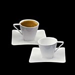 Чашка кофейная с блюдцем Deagourmet Iside espresso фарфор - 2 пары 