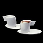 Чашка кофейная с блюдцем Deagourmet Vento espresso фарфор - 2 пары